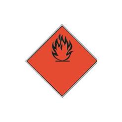 Self-adhesive flammables  320 x 320 mm